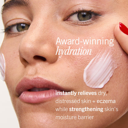First Aid Beauty - Ultra Repair Cream - Hydrating Face & Body Moisturizer - Whipped Colloidal Oatmeal Clinically Proven to Strengthen Skin Barrier in 7 Days - Helps Relieve Eczema, 6oz Plus 1oz Tube