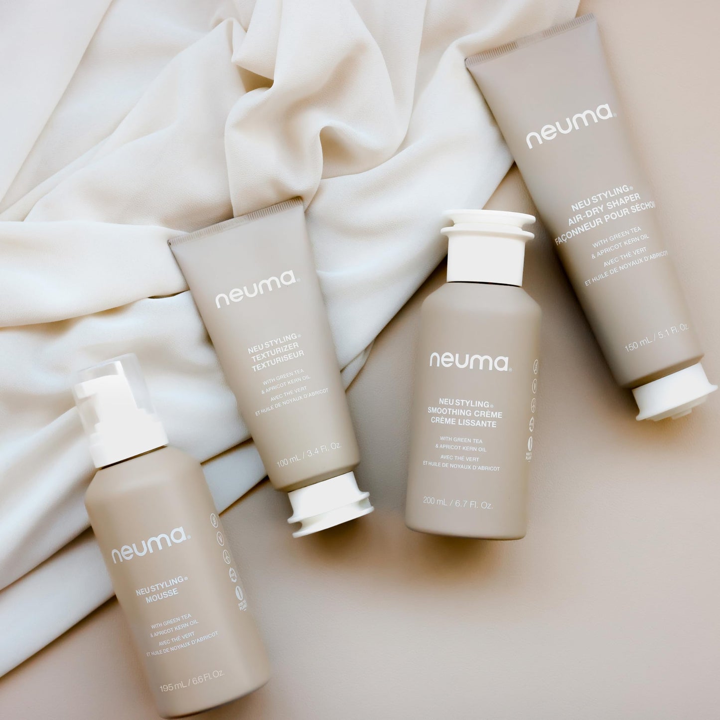Neuma Neu Styling Hair Mousse 6.6 Fl. Oz. Mousse for Hair Volume with Lavender, Mandarin & Vanilla Scent