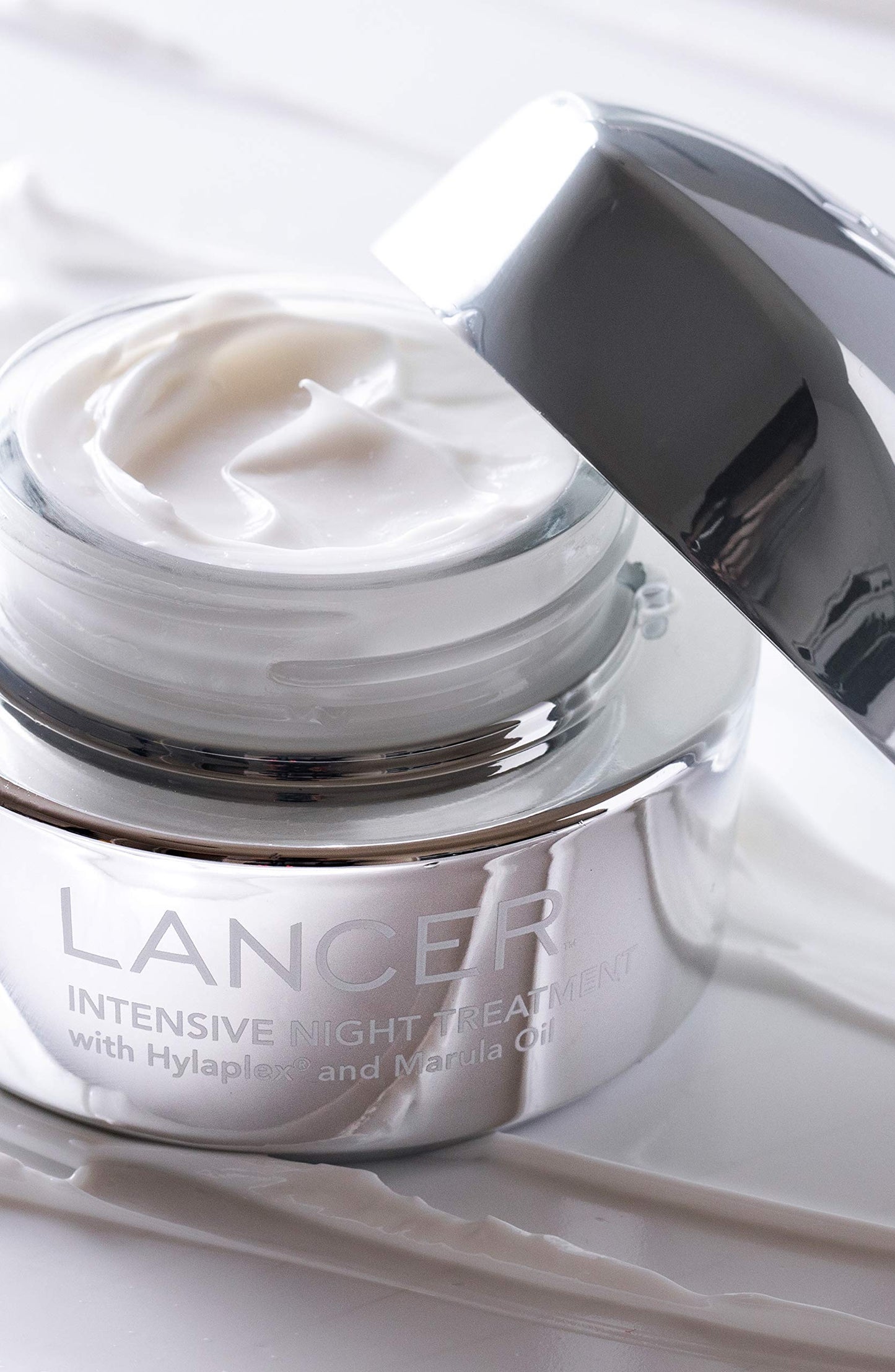 Lancer Skincare Intensive Night Treatment with Hylaplex and Marula Oil, Daily Anti-Aging Moisturizer, 1.7 Fluid Ounces