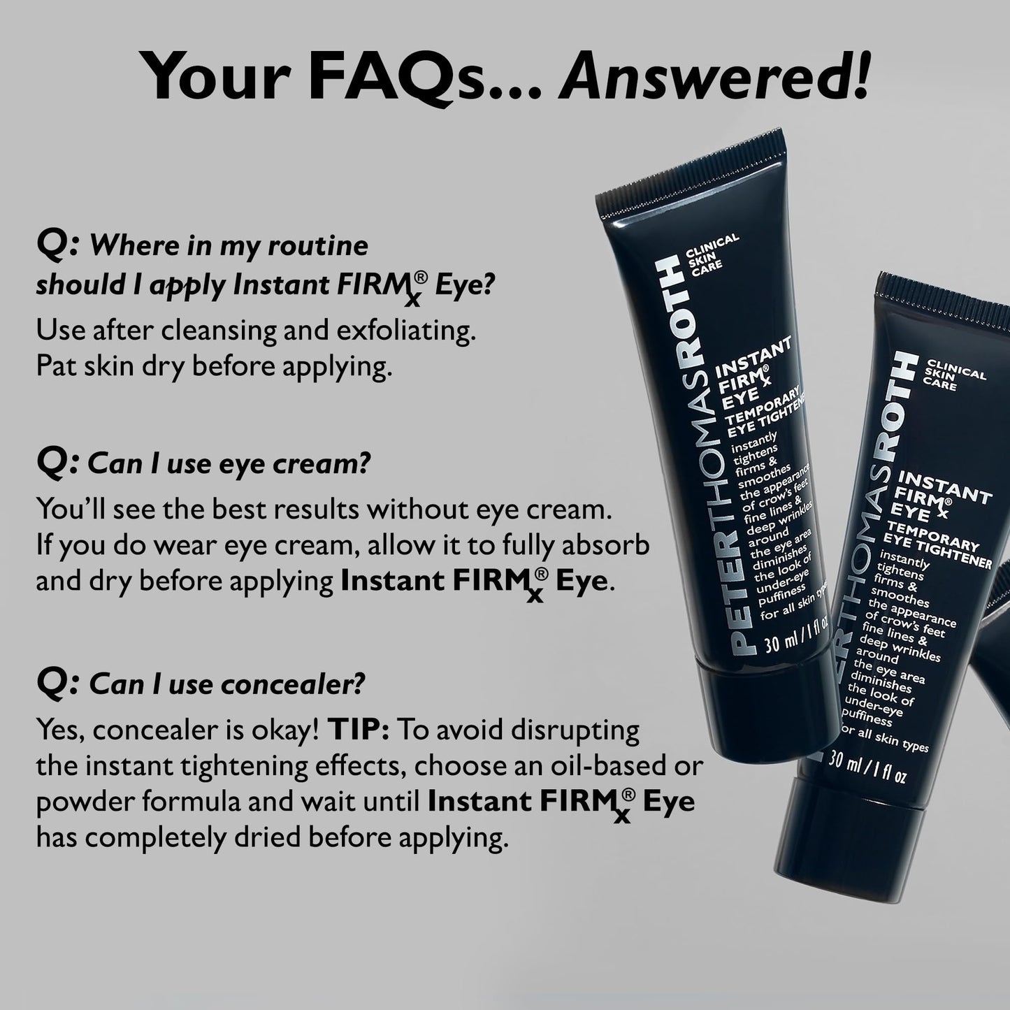 Peter Thomas Roth | Instant FIRMx Eye Temporary Eye Tightener Easy-Wear Formula (Pack of 2)