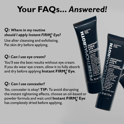 Peter Thomas Roth | Instant FIRMx Eye Temporary Eye Tightener Easy-Wear Formula (Pack of 2)
