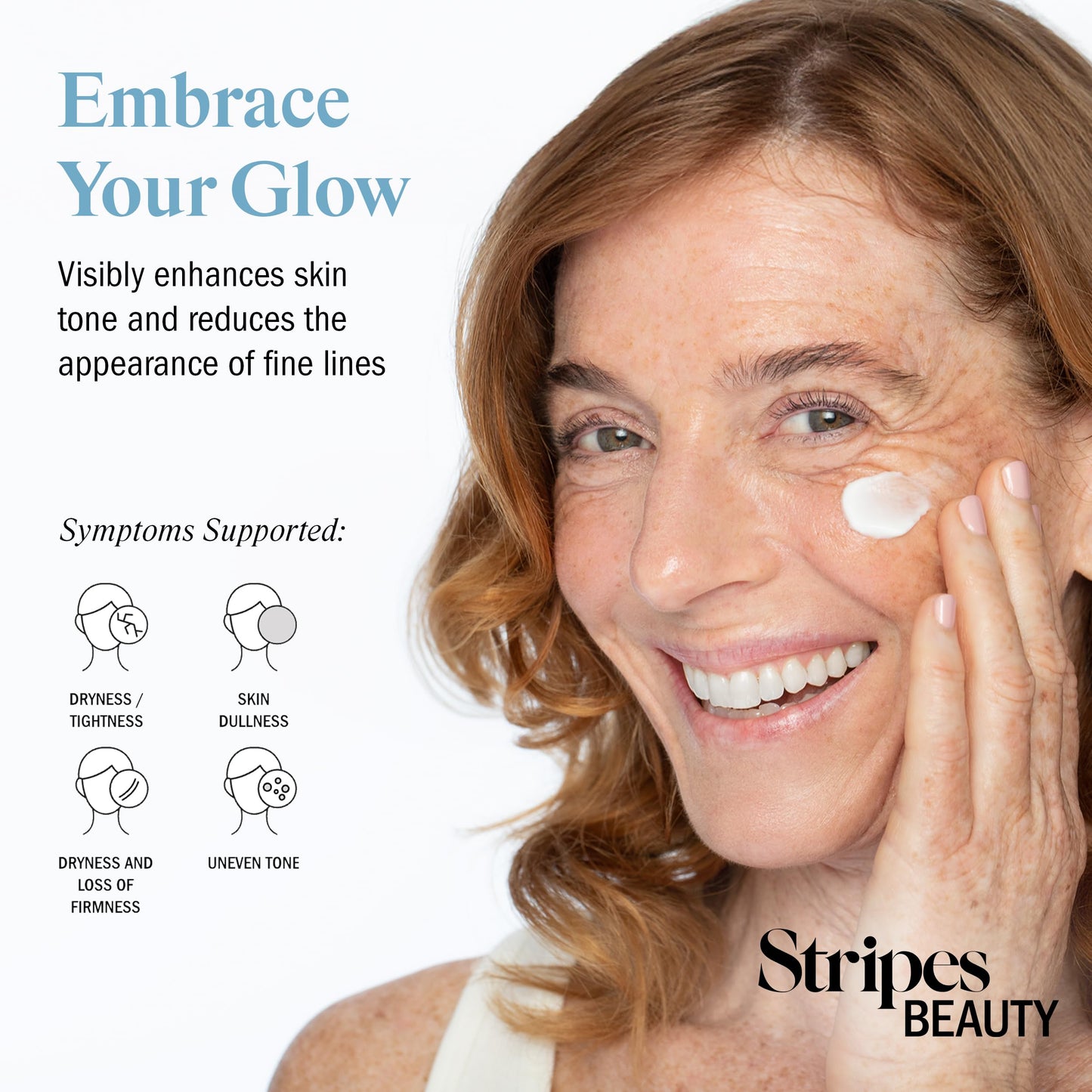 Stripes Naomi Watts Dew As I Do Vitamin C Moisturizer To Brighten Hydrate With Hyaluronic Acid Radiant Even Complexion Improve Sensitive Skin Barrier Menopause Support