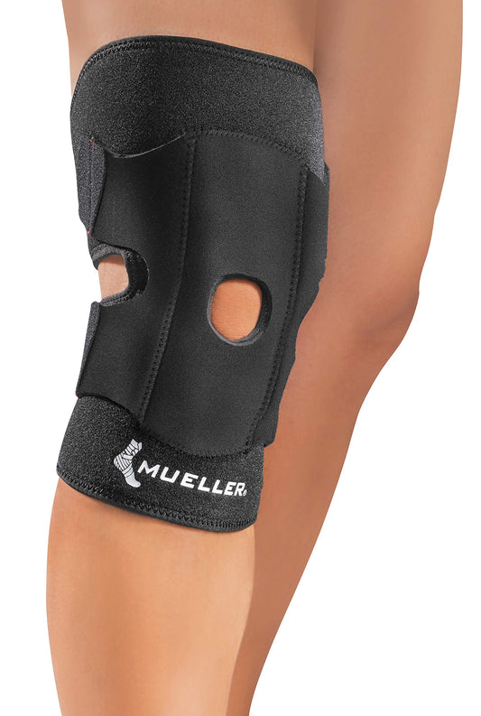 MUELLER Sports Medicine Adjustable Knee Support, Knee Pain Relief Support for Men and Women, Ideal for Arthritis, Sprains, Black
