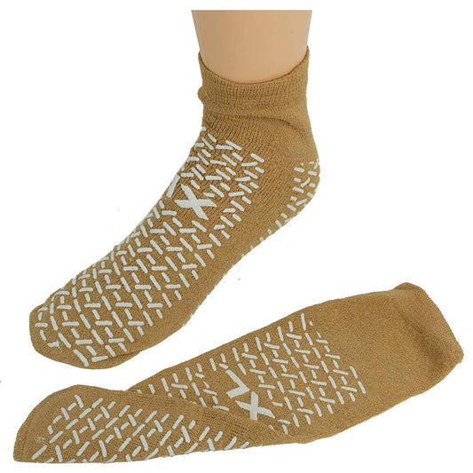 Medline Single-Tread Slippers, 6 Pack, X-Large