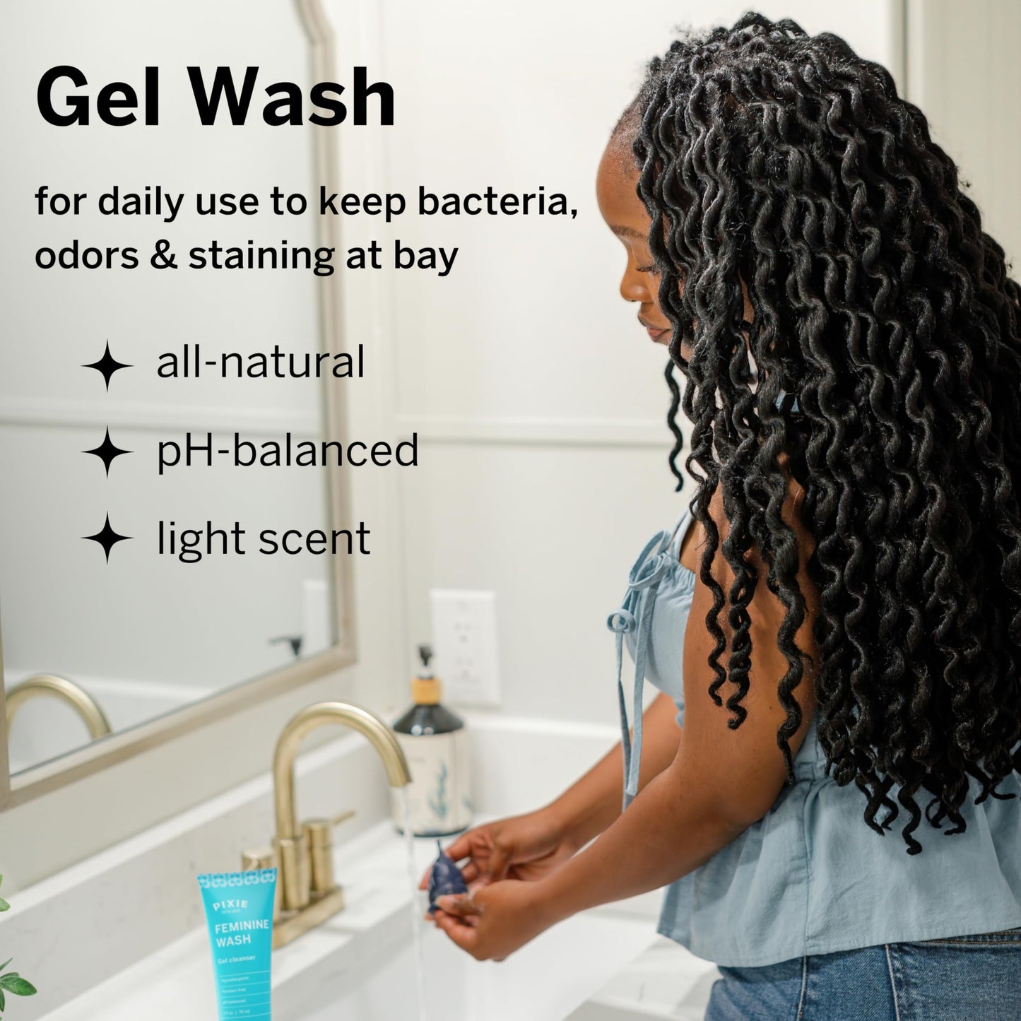 Menstrual Cup & Disc Cleaner Essentials - What Cup & Disc Owners Need - Feminine Wash, Sanitizer Spray & Dust for Quick Sterilizer, 20 Wipes, Stain Remover & Lube for Easy Insertion for Period Cups