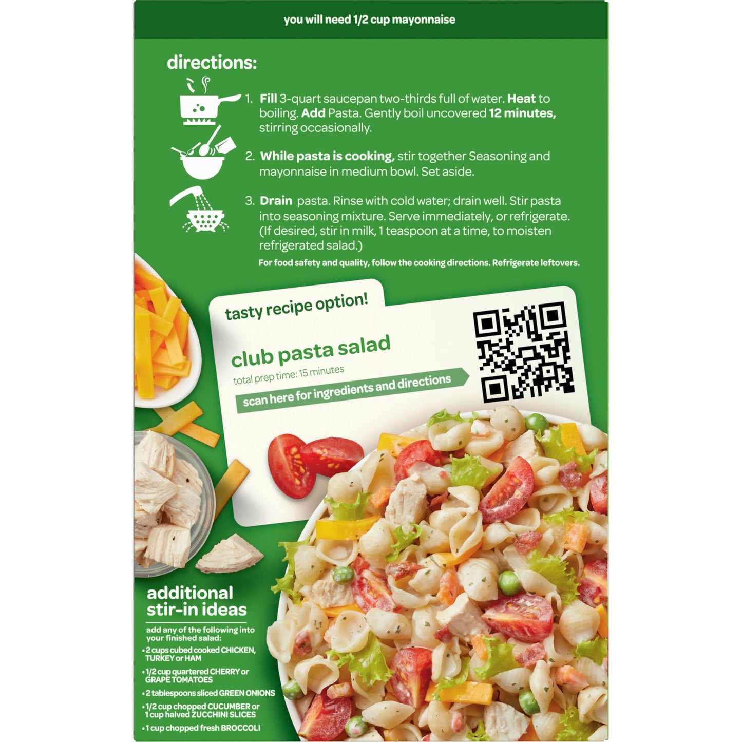 Suddenly Pasta Salad Ranch & Bacon, 7.5 Ounces, 12 per Case