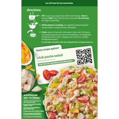 Suddenly Pasta Salad Ranch & Bacon, 7.5 Ounces, 12 per Case