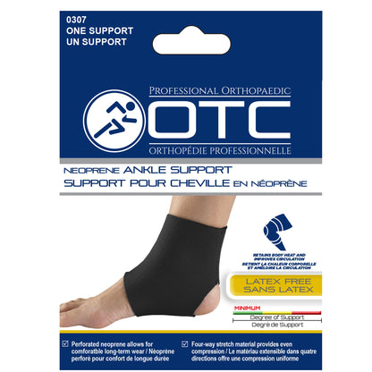 OTC Ankle Support, Slip-on Style, Neoprene