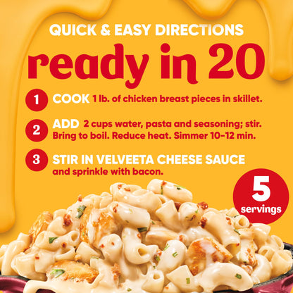 Velveeta Skillets Chicken Bacon Ranch One Pan Dinner Kit, 11.5 oz Box
