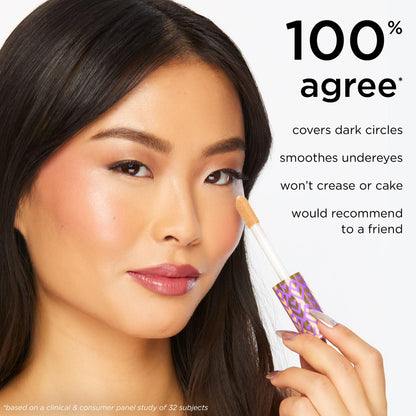 tarte shape tape concealer & brush – Instant Full Coverage for Under Eye, Dark Circles, Fine Lines, Redness & Discoloration, Dermatologist-Tested, Vegan, Cruelty Free