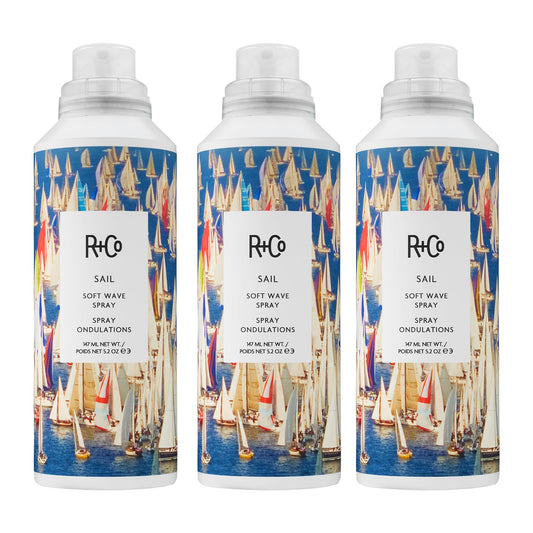 R+Co SAIL Soft Wave Spray – Texturizing & Sea Salt Hair Spray, Adds Beachy Waves & Volume, All Hair Types