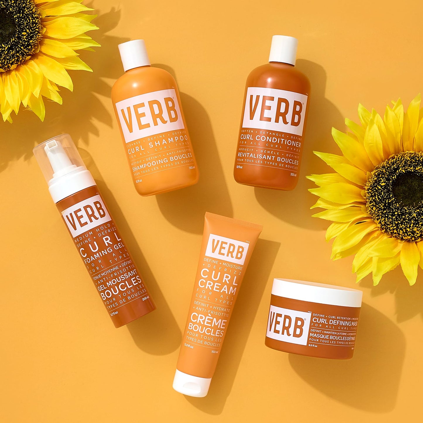 VERB Curl Foaming Gel – Frizz Control Foaming Gel - For Waves, Curls and Coils - Defines + Enhances for Medium Hold – Vegan, No Parabens or Harmful Sulfates