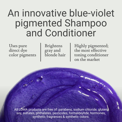 Loma Hair Care Violet Duo: Shampoo and Conditioner