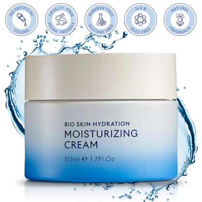 SEACRET Minerals Bio Skin Hydration Face Cream, A Rich Face Moisturizer Enriched with Dead Sea Minerals for Maximum Nourishment, Gel Cream, 1.7 Fl Oz / 50 ml