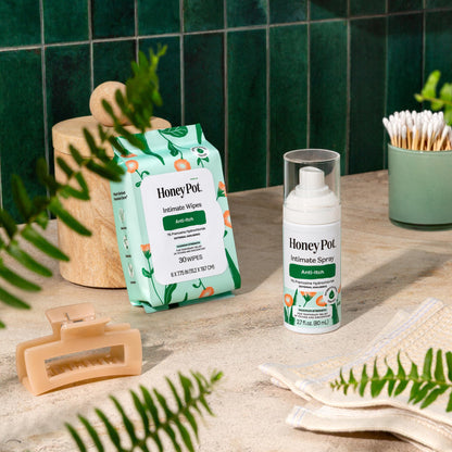 The Honey Pot Company - Anti-Itch Soothing Feminine Wipes - At Home or On the Go Medicated for Temporary Relief of Itching and Discomfort - Maximum Strength - 30 ct.