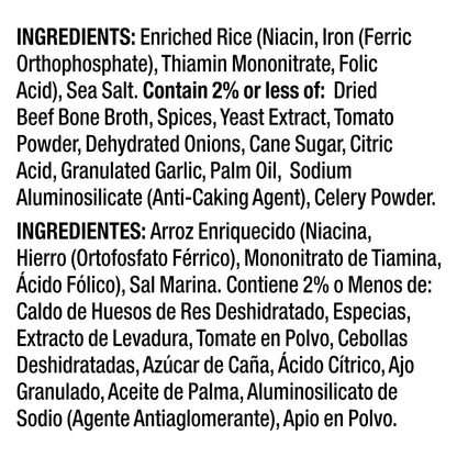 Vigo Authentic Birria Rice, Spiced & Savory, Beef Bone Broth, No Fat, 8oz (Birria, Pack of 12)