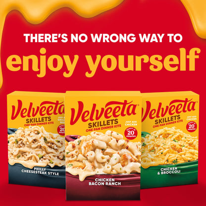 Velveeta Skillets Chicken Bacon Ranch One Pan Dinner Kit, 11.5 oz Box