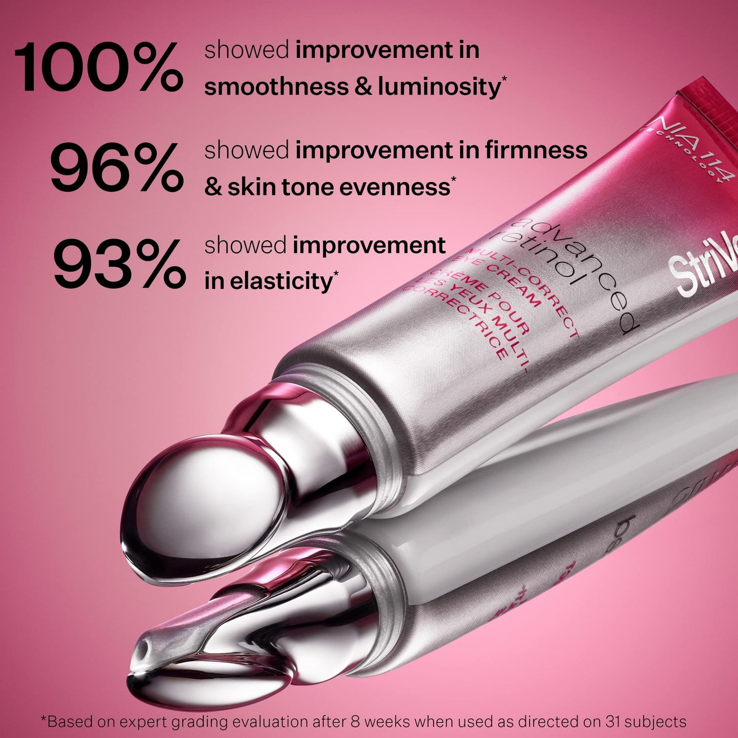 StriVectin Advanced Retinol Discovery Kit with Retinol Night Moisturizer, 1 oz, Multi Correct Eye Cream 0.5 oz, 2 Piece Kit for Wrinkles and Fine Lines