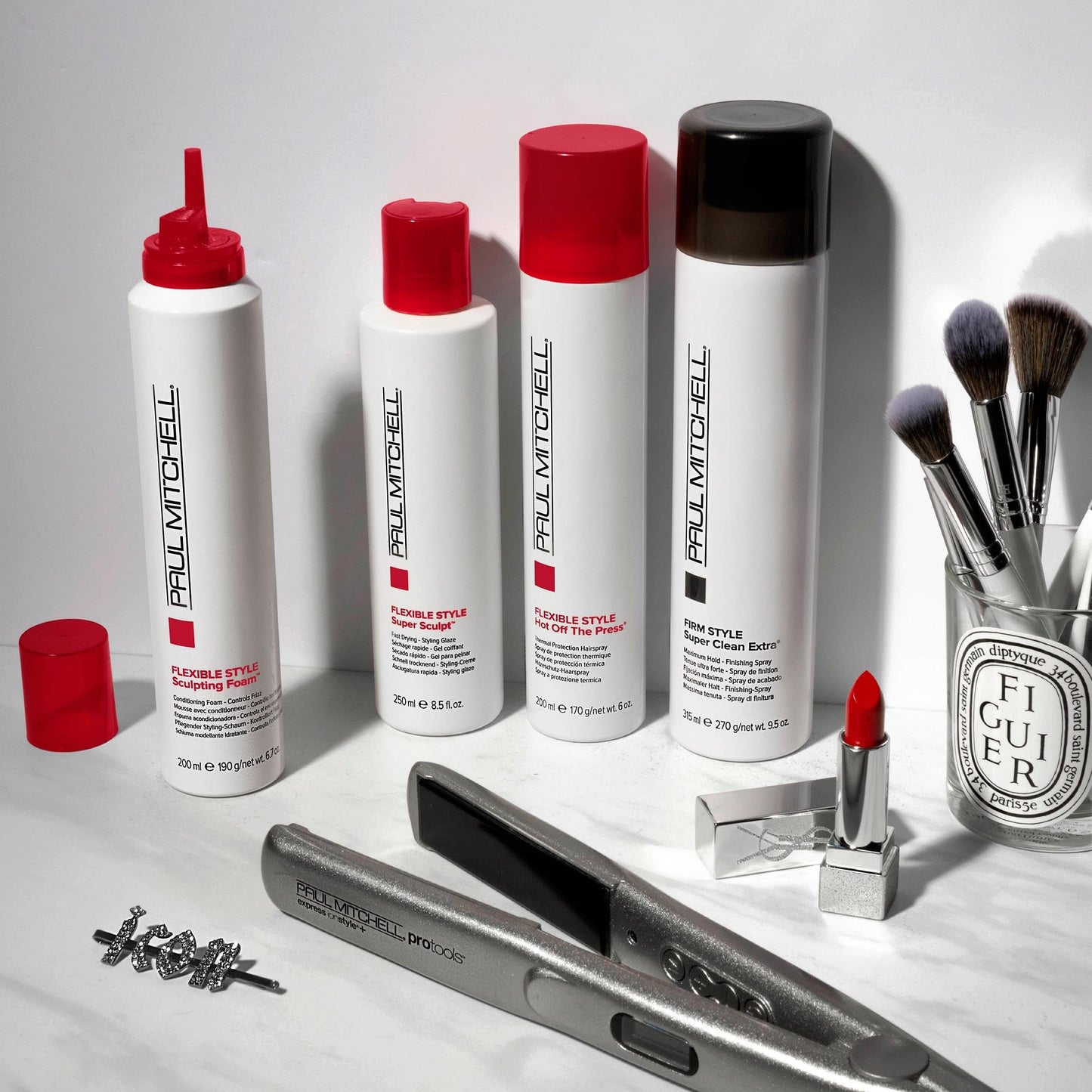 Paul Mitchell Sculpting Foam, Touchable, Flexible Hold + Frizz Control, For All Hair Types