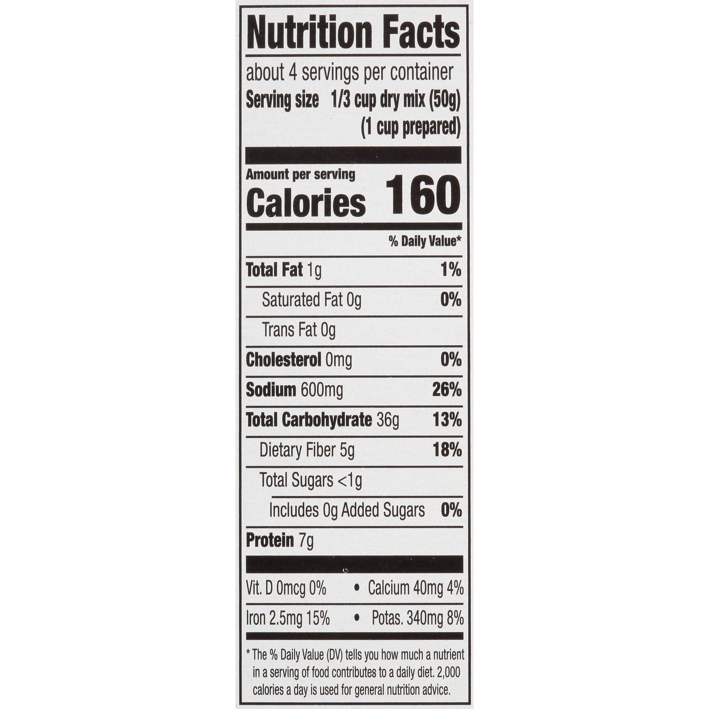 Zatarain's Black Beans & Rice, 7 oz