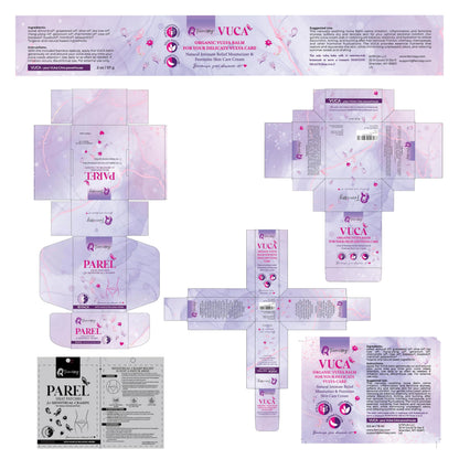 Heat Patches for Menstrual Cramps based on Flow Strength, 10 Patches for Heavy Flow with Natural Herbs & Oils + Vulva Balm (2 pcs Bundle: 2 + 0.5 oz); Vulva Cream; Intimate Vulva Moisturizer for Women