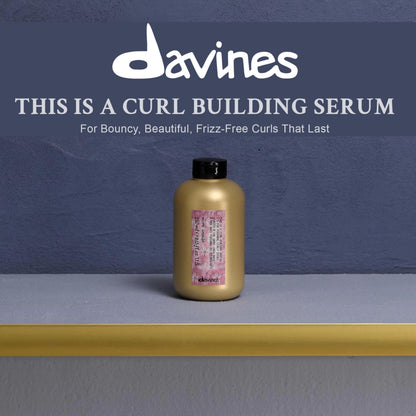 Davines This Is A Curl Building Serum, Medium Hold Curl Definition & Elasticity - Bouncy, Shiny, Hydrated, Humidity-Resistant Enhanced Curls, Blocks Frizz, for Curly Hair