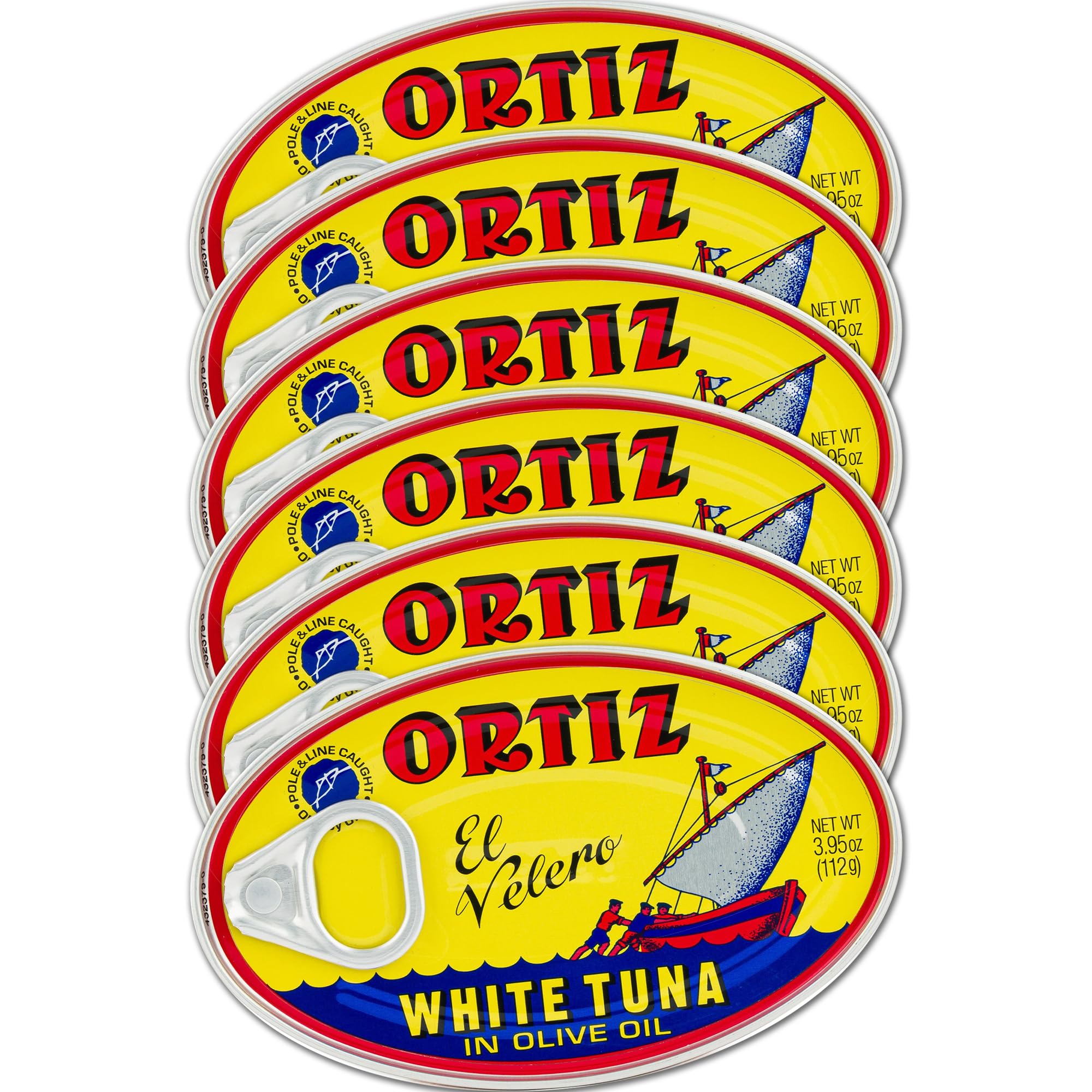 Tuna Check Rite Ortiz White Tuna in Olive Oil, Fresh Tender Slices, Spanish Wild Caugh ...