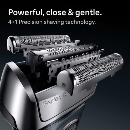Braun Series 8 83M Electric Shaver Head Replacement Cassette, Silver