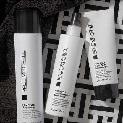 Paul Mitchell Freeze and Shine Super Hairspray, Maximum Hold, Shiny Finish Hairspray, For Coarse Hair