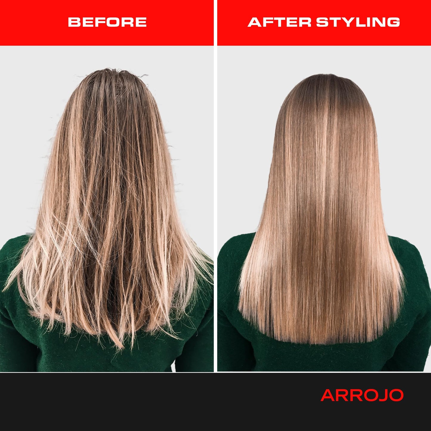 Arrojo Shine Luxe Hair Oil, 1.7 fl oz - Cruelty-Free, Paraben-Free Sulfate-Free Leave-In Oil with Vitamin B5, Jojoba & Sweet Almond – Intense Hydration & Heat Protectant for All Hair Types