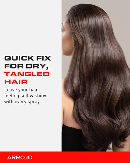 Arrojo ReFRESH Dry Conditioner Spray – Sulfate & Paraben-Free Leave In Hair Conditioner – Moisturizes, Reduces Frizz & Flyaways for All Hair Types, 4.5 oz.