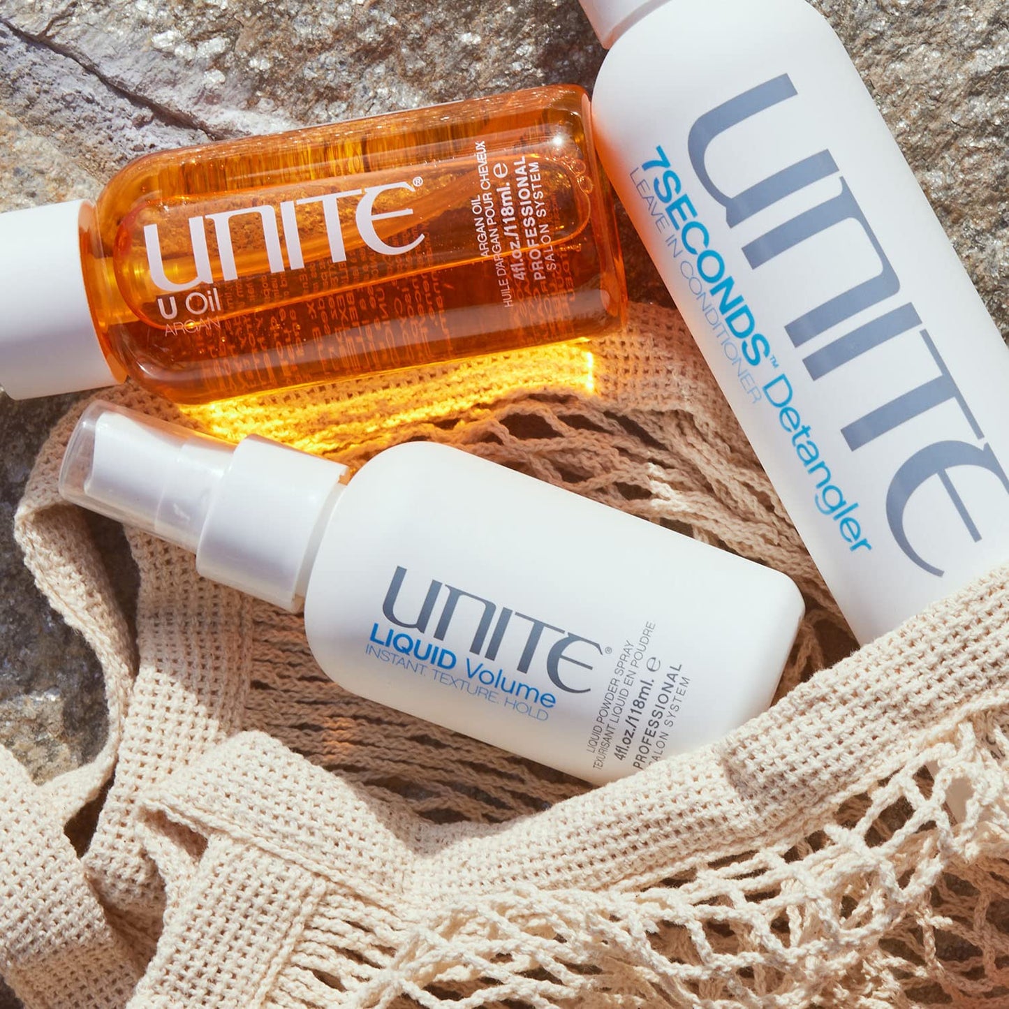 UNITE Hair – LIQUID Volume – Wet-to-Dry Texturizing Spray for Weightless Volume, Body & Matte Finish – Reactivates for All-Day Texture – 4 Fl Oz