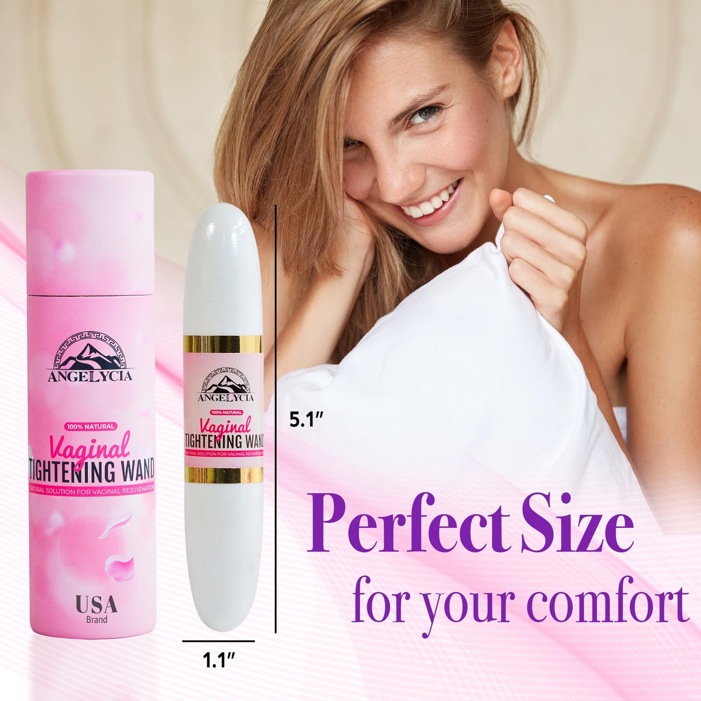 Angelycia Magic Tongkat Madura Virginity Wand, Instant Result Vaginal Tightening Rejuvenation Stick, Natural Vaginal Stick for Tightening and Cleaning