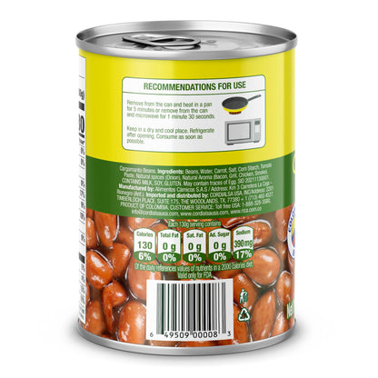 Rica Rondo Frijoles Antioqueños, Colombian Style Red Beans, 15 oz Can