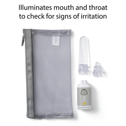 Safety 1st Light Up Tongue Depressor, Illuminates Mouth and Throat to Check for Signs of Irritation, Clear