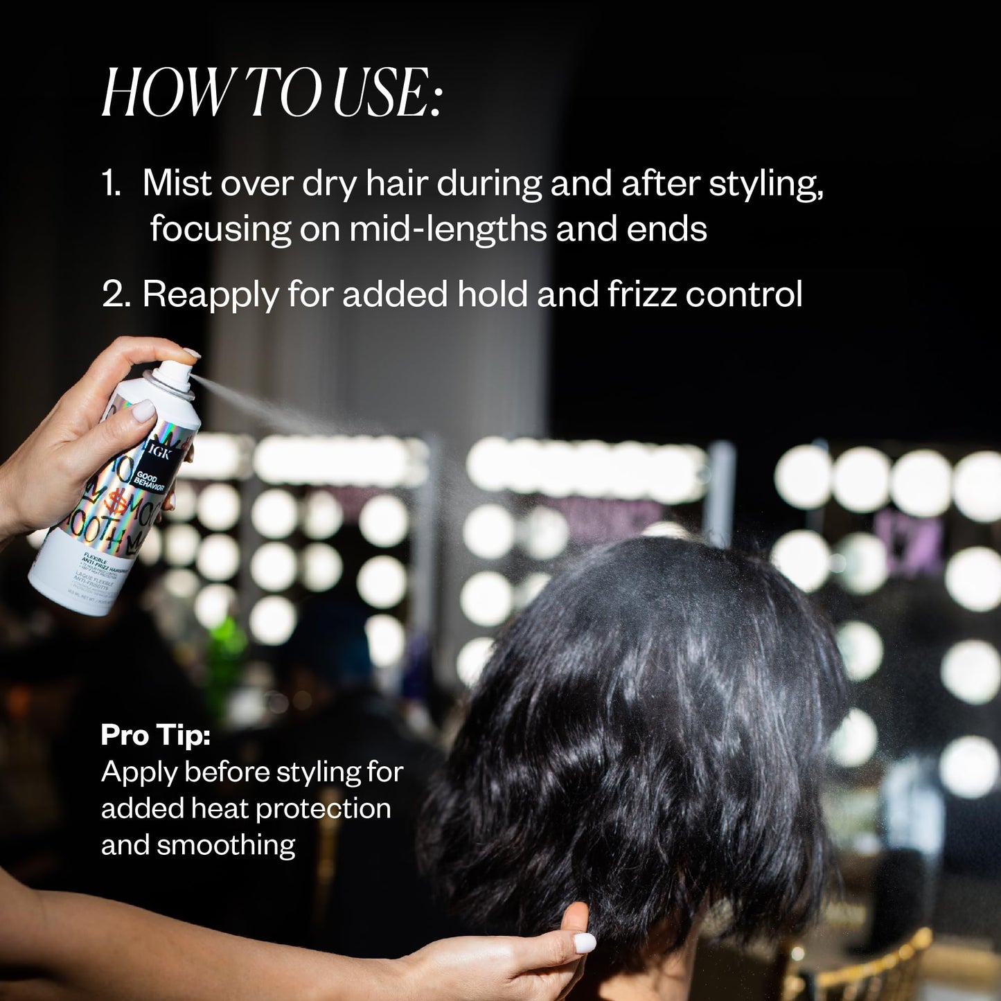 IGK GOOD BEHAVIOR Flexible Hairspray