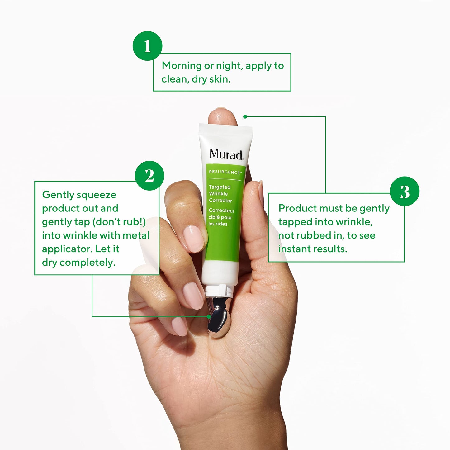 Murad Targeted Wrinkle Corrector – Hyaluronic Acid and Peptide Anti-Aging Cream for Reducing Wrinkles, Instant Plumping, Smoothing, and Hydrating Fine Lines – 0.5 Oz