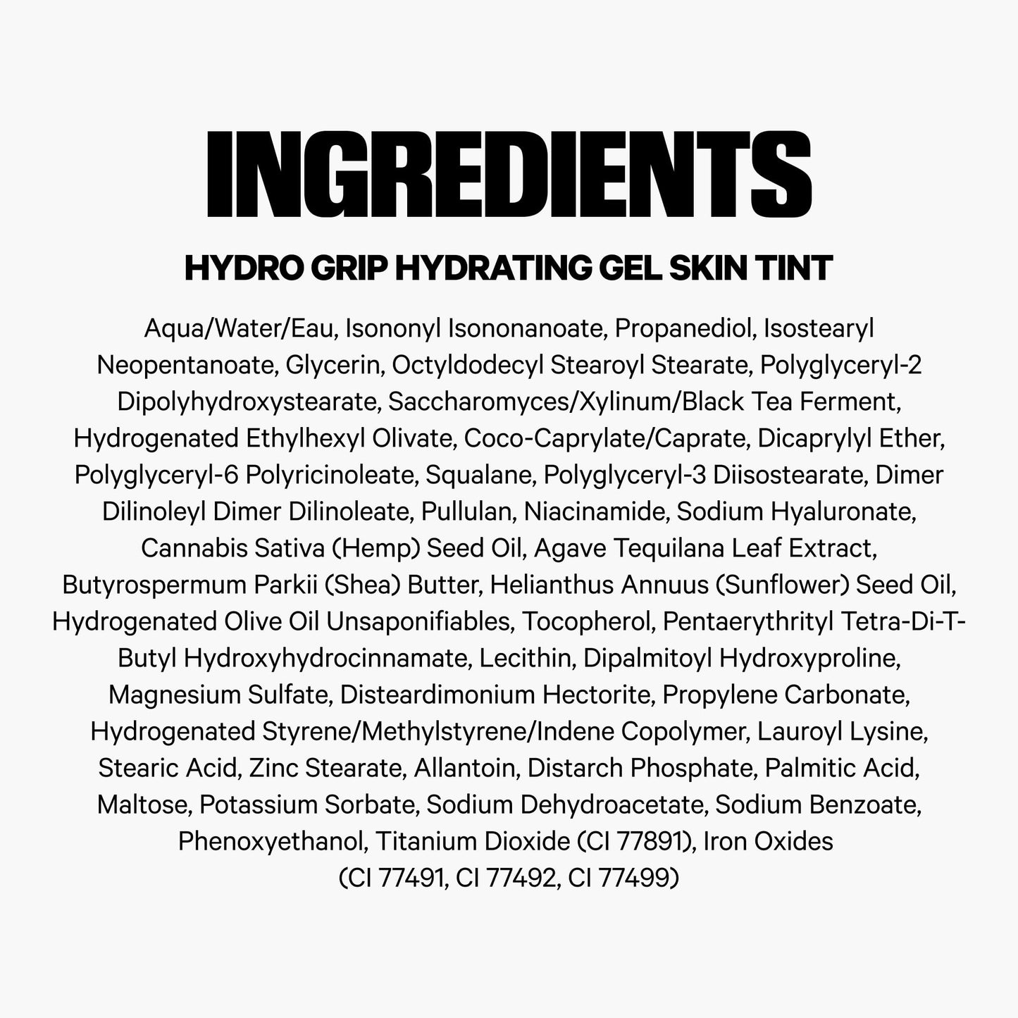Milk Makeup Hydro Grip Hydrating Gel Skin Tint – 12HR Lightweight Buildable Coverage with Hyaluronic Acid for Natural Dewy Finish – Non-Comedogenic