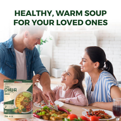 eHerbal Instant Freeze-Dried Sour Tomato Soup Cubes | Authentic Vietnamese Cuisine from Real Fresh Vegetables | Vegan, Quick & Delicious | 10 Servings, 120g (4.23oz)