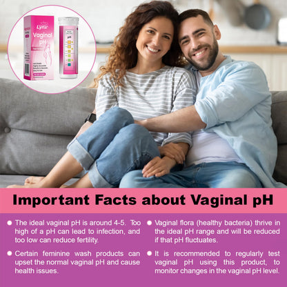 Vaginal pH Test Strips for Women – 50 Count | BV, Yeast & UTI Risk Screening | pH Range 4.0-8.0 | Easy Home Feminine Care Balance Check