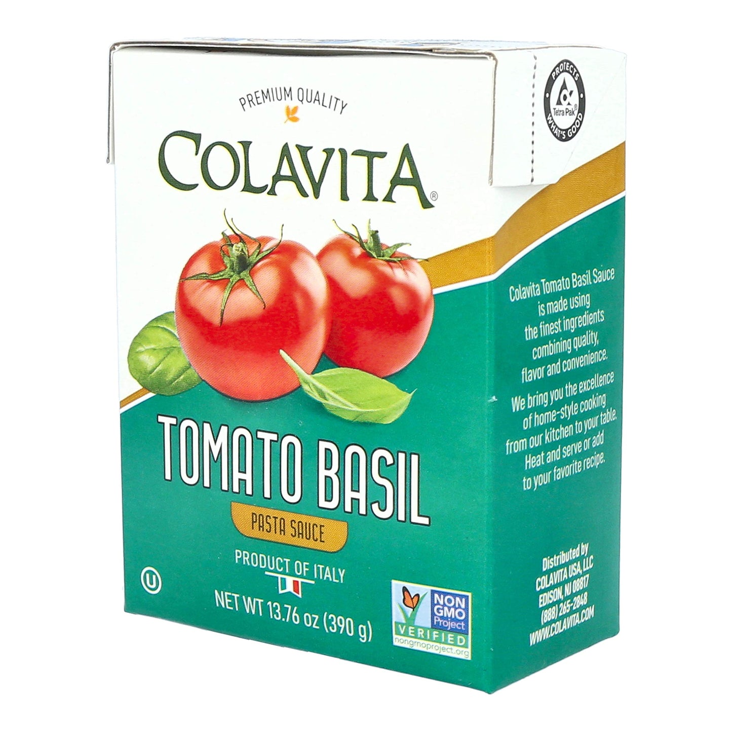 Colavita Recart Sauces - Tomato Basil Pasta Sauce, 13.76oz Recart
