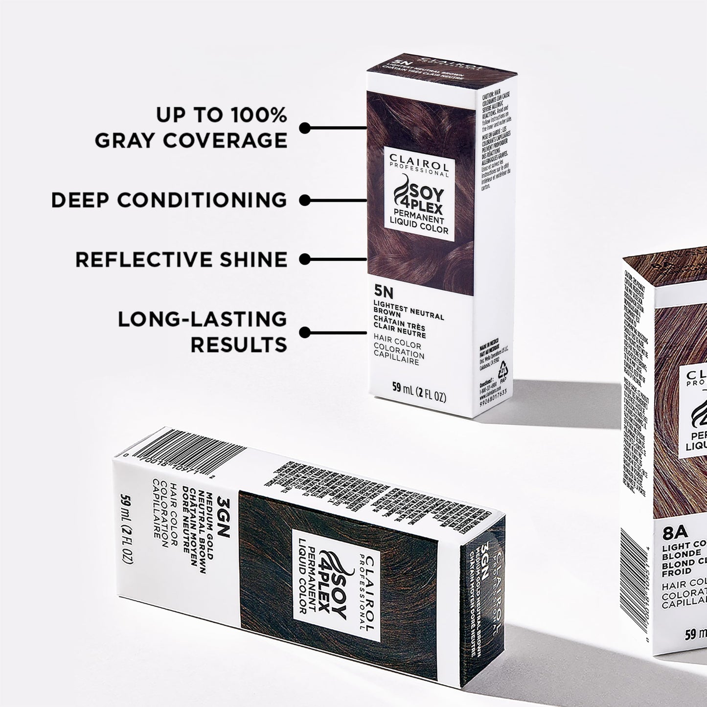 Clairol Professional Permanent Liquicolor for Light Brown/Medium Brown Hair Color with 100% Gray Coverage | Packaging May Vary