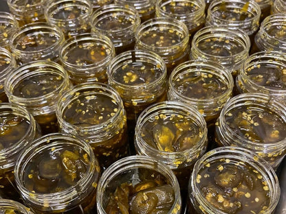 Laffitte's Sweet Candied Jalapeno Pepper Slices 12 Ounce Jar 2 Pack | Perfect Over Your Favorite Cheese and For Stuffing Your Bacon Wrapped Meats On The Grill | Add A Perfect Kick To Any Entree