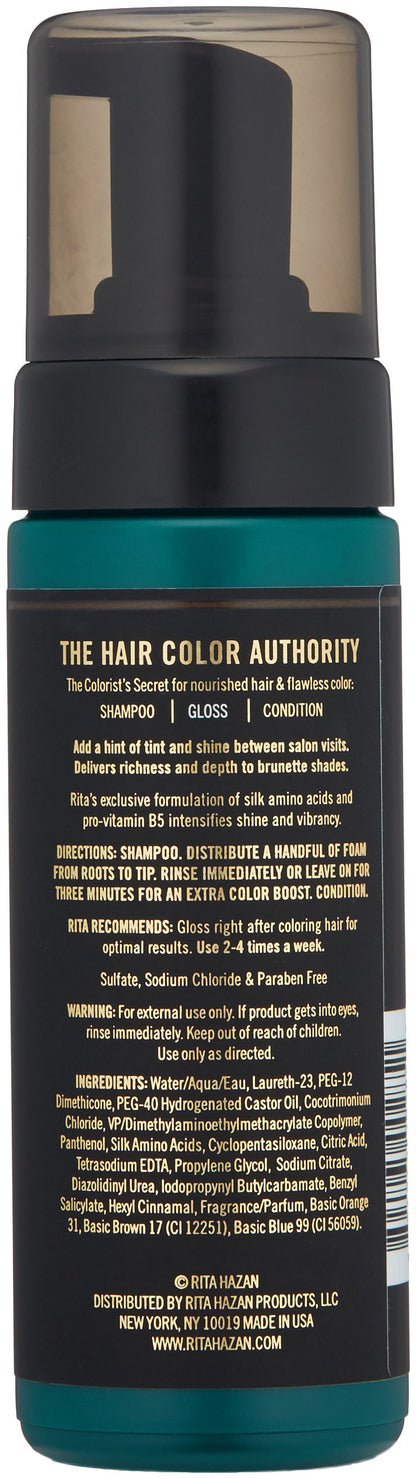 Rita Hazan Ultimate True Color Shine Gloss - Boost Hair Color with Healthy Hair Shine - Glazy Hair Treatment - New Package Design - 5 oz. Brown Hair Gloss