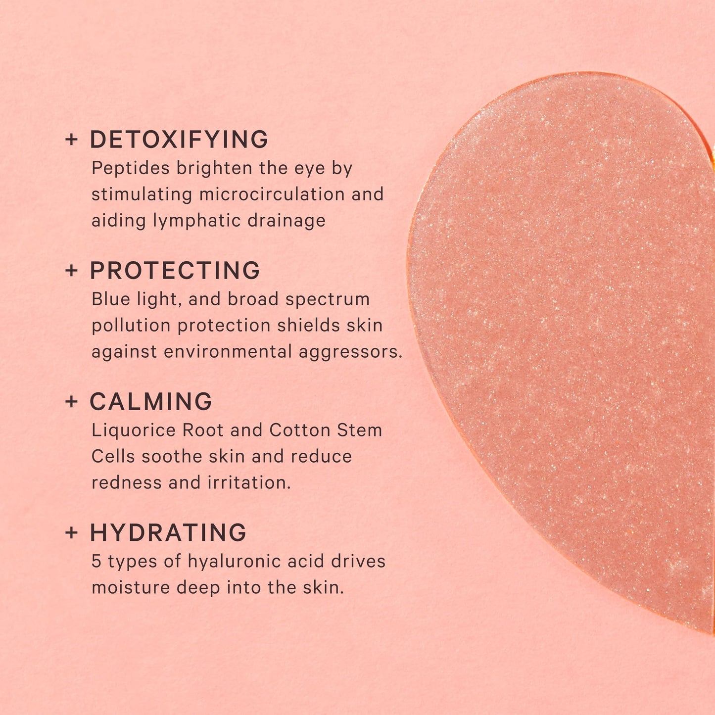 MZ SKIN Anti-Pollution Illuminating Eye Mask - Cooling Hydrogel Treatment for Bright Hydrated, Refreshed & Awakened Eyes, Anti-Fatigue, With Centella Asiatica and Hyaluronic Acid