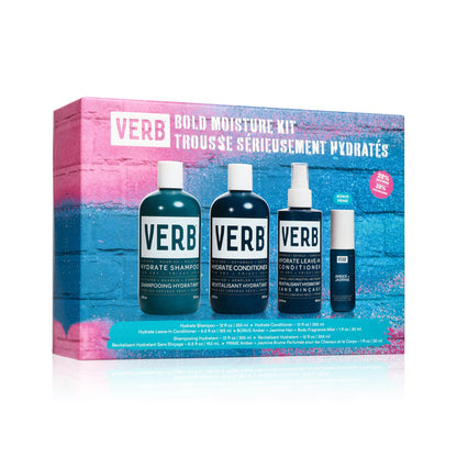 VERB Hydrate Shampoo + Conditioner Duo - Cleanses + Nourishes Dry + Frizzy Hair to Smooth + Reduce Frizz - Amber + Warm Jasmine Scent