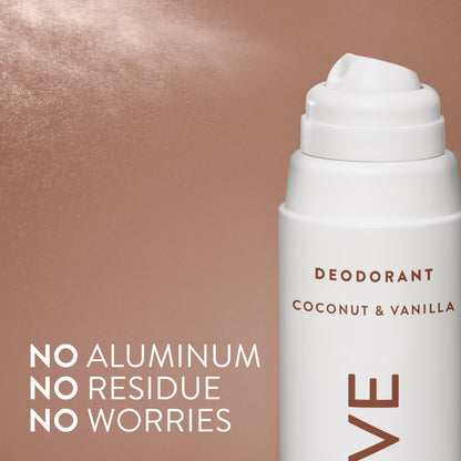 Native Deodorant & Body Spray, Coconut & Vanilla, 72-Hour Odor Protection for Underarms & Body, Aluminum Free, Dries Instantly, 3.5 oz