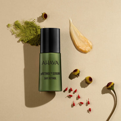 AHAVA Safe pRetinol Powerful Concentrating Anti-Aging Serum - With Patented Exclusive Safe pRetinol & Dead Sea Osmoter, Lightweight Silky Serum to Reduce Wrinkles & Improve Luminosity, 1 Fl.Oz