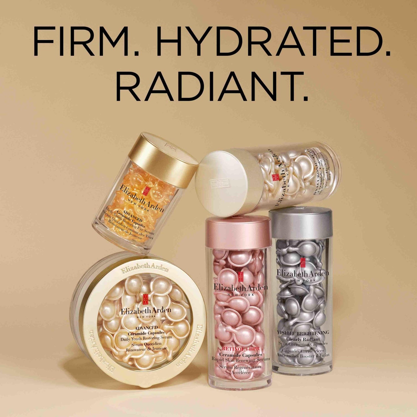 Elizabeth Arden Advanced Ceramide Eye Serum Capsules, Youth Restoring Daily Skin Care, 60 Count