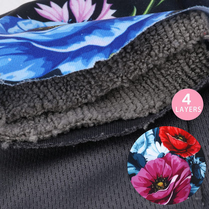 PHOGARY Reusable Menstrual Pads, Breathable Mesh Surface Cloth Sanitary Pads Set for Heavy Flow with Wet Bag, Washable Overnight Cloth Panty Liners with Wings for Women